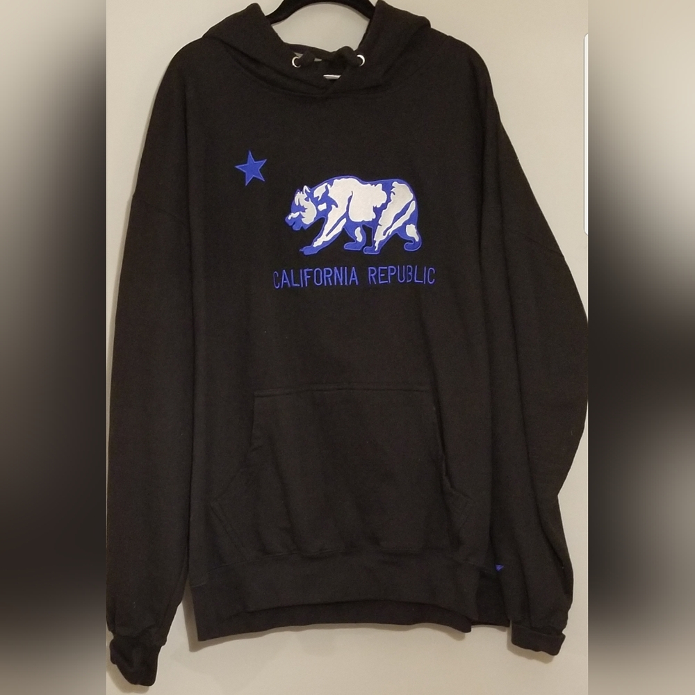 Pro Team black hooded sweatshirt, California, 3XL